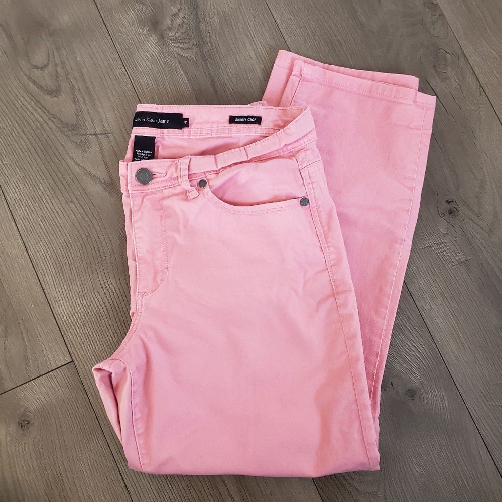 Women's Calvin Klein Jeans-skinny crop jeans, size 12